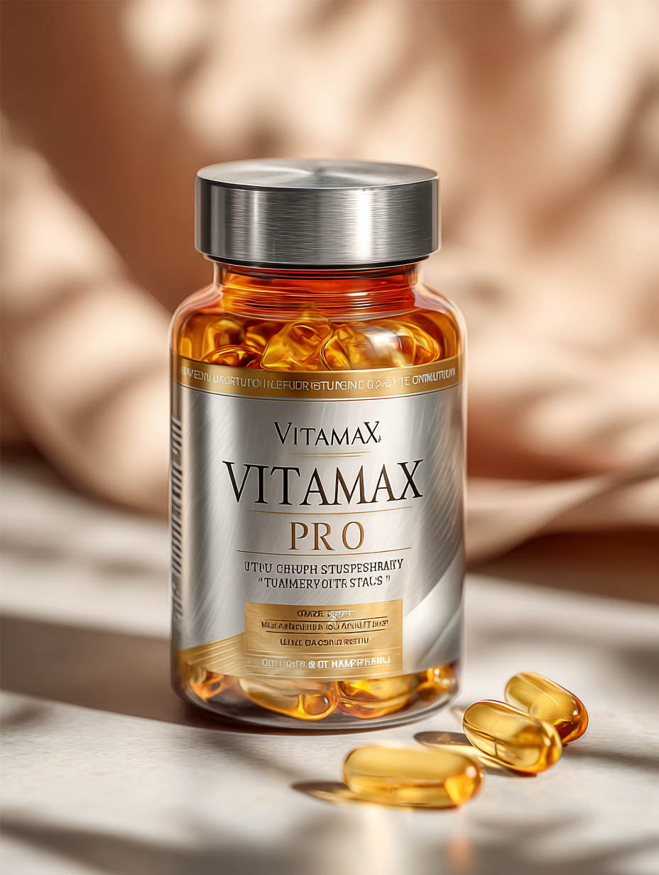 Sticla VitaMax Pro cu capsule naturale pentru bărbați